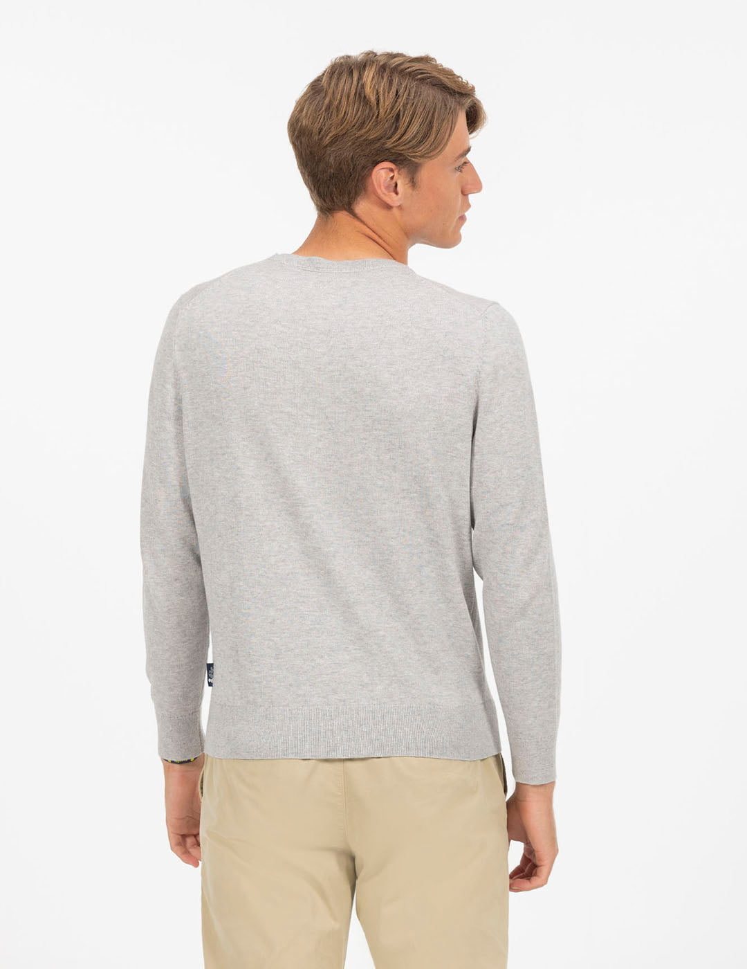 BASIC LOGO SWEATER CASHMERE GREY VIGORÉ