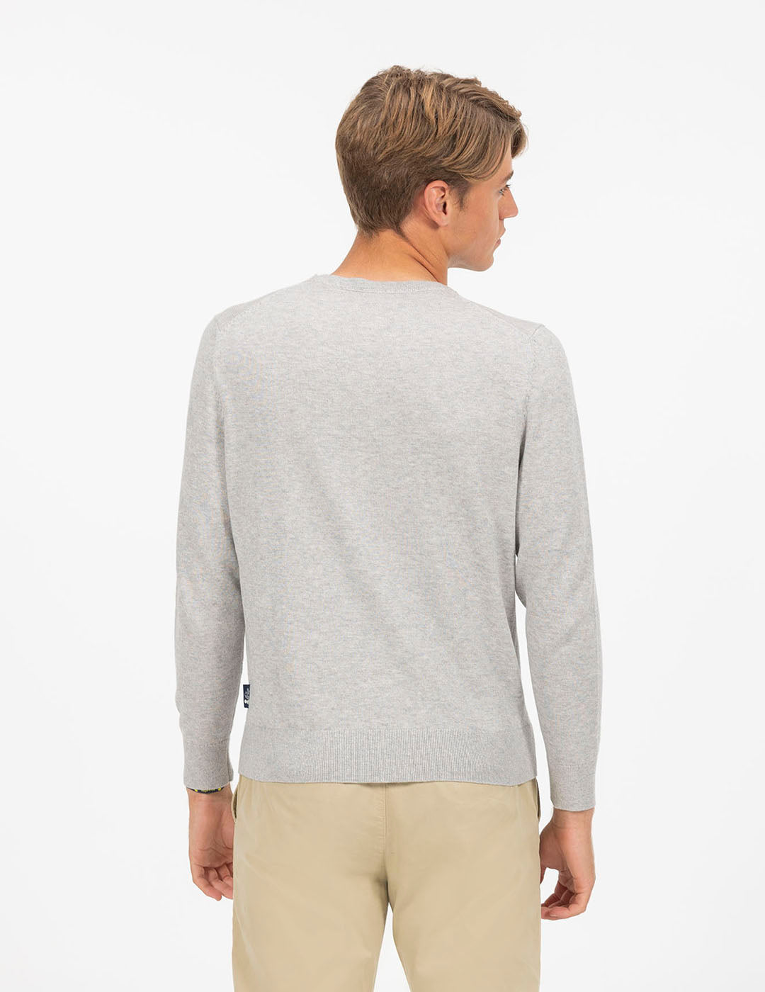 BASIC LOGO SWEATER CASHMERE GREY VIGORÉ