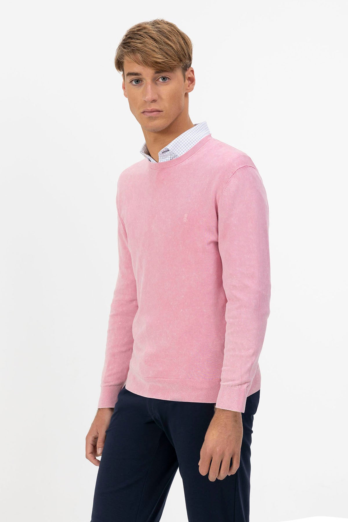 PINK BASIC EXTRA FINE WASHED JERSEY