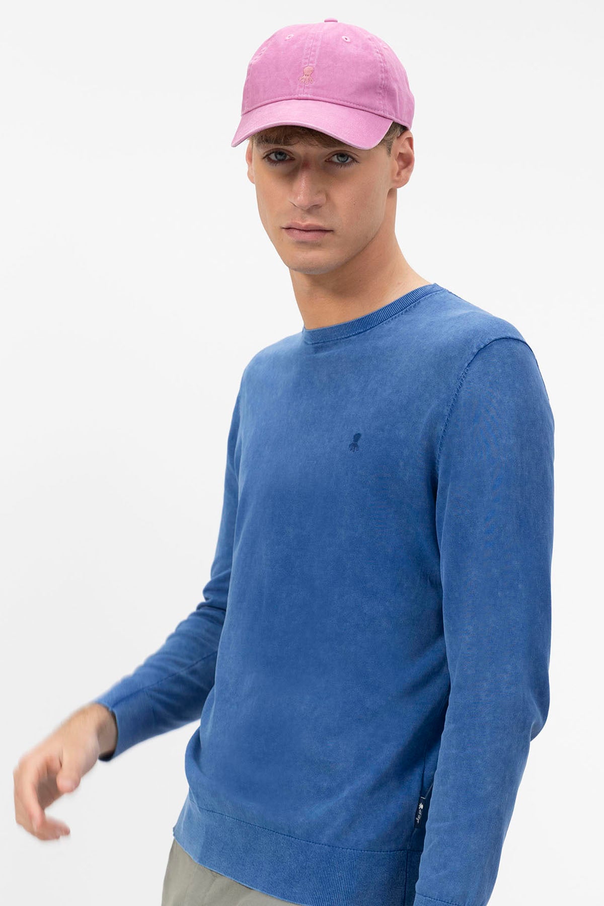 EXTRA FINE BASIC INDIGO WASHED JERSEY