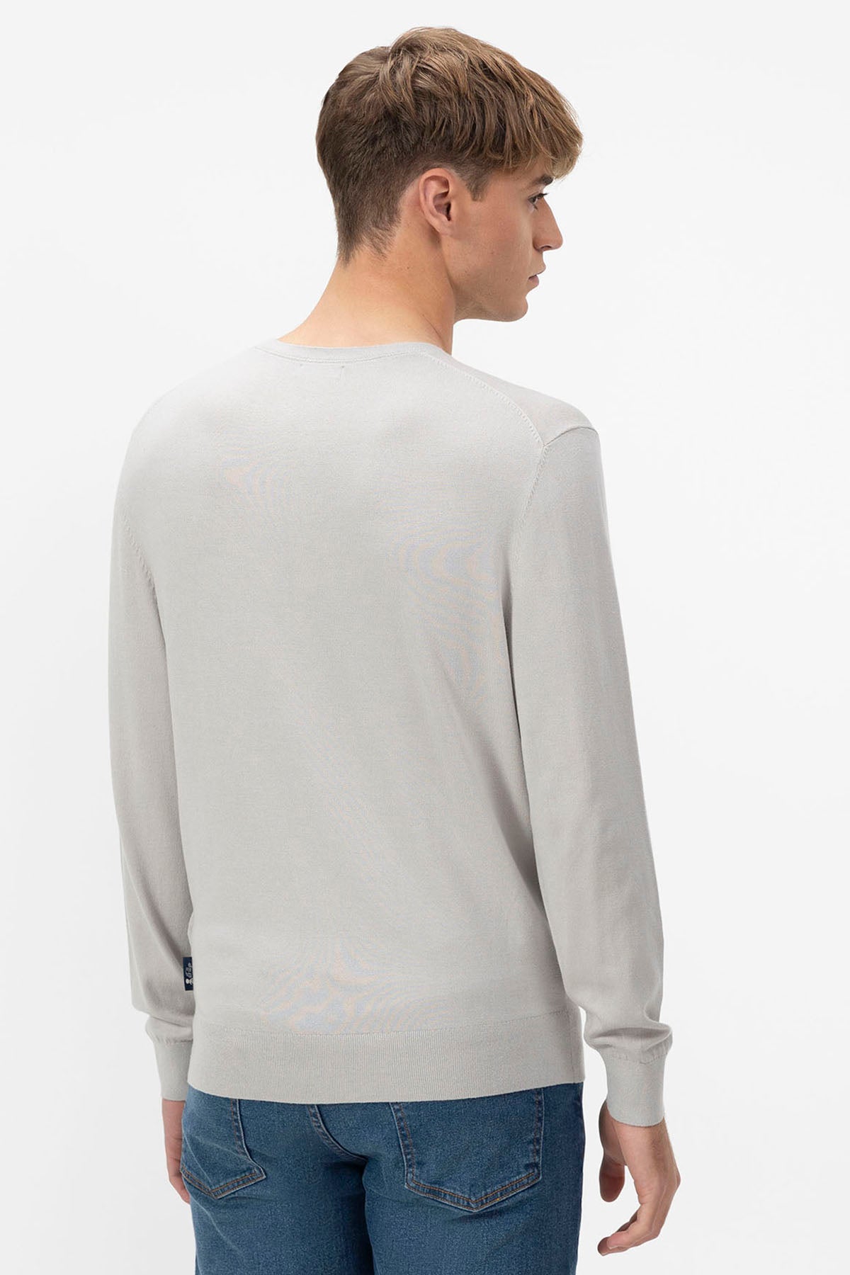 BASIC SWEATER WITH GREY LOGO VIGORÉ