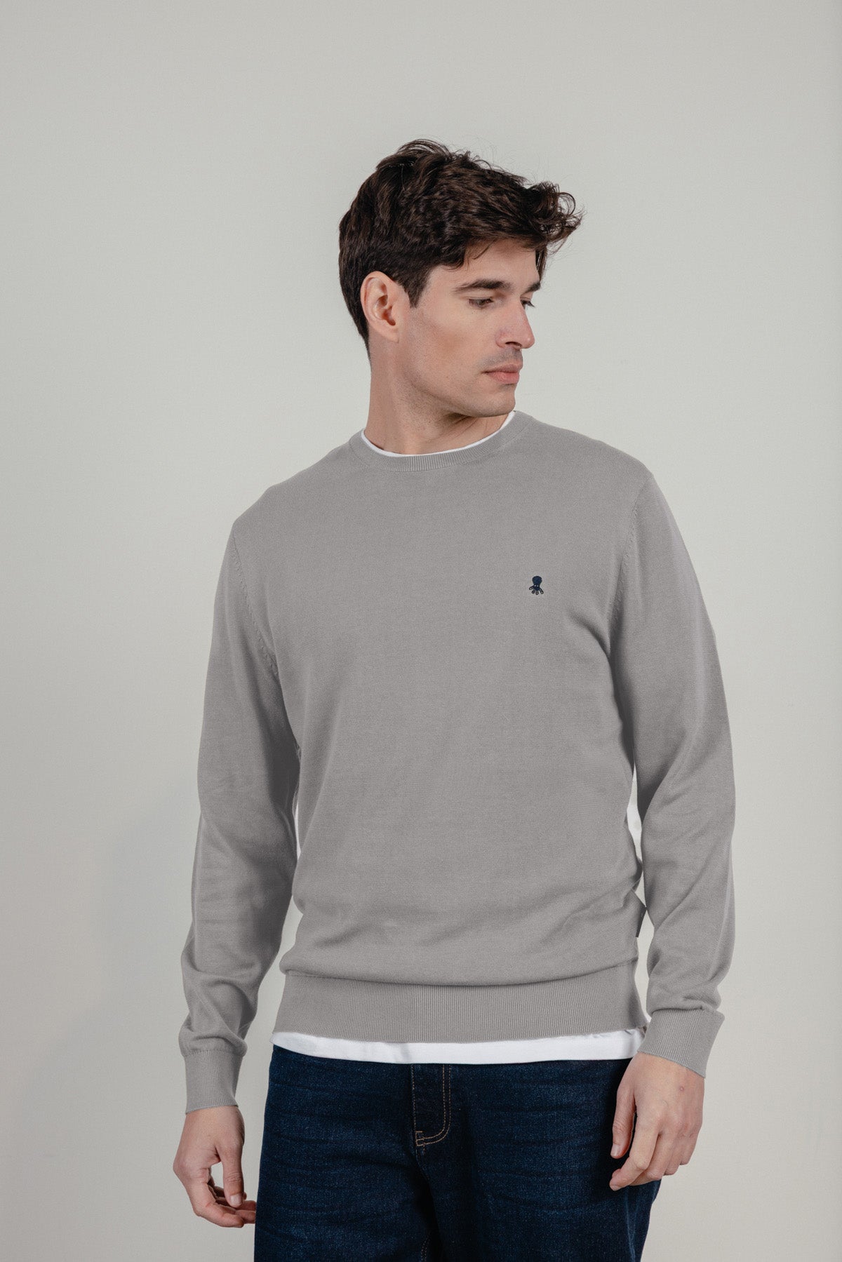 Jersey logo bordado antracita