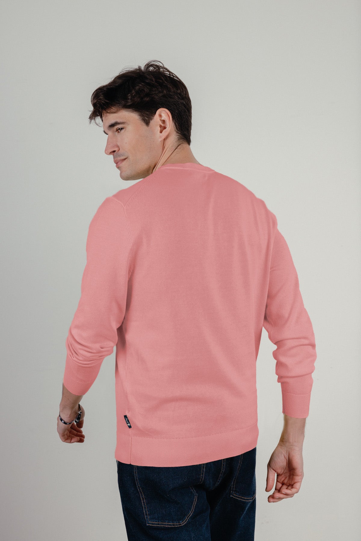 Jersey logo bordado rosa amaranto