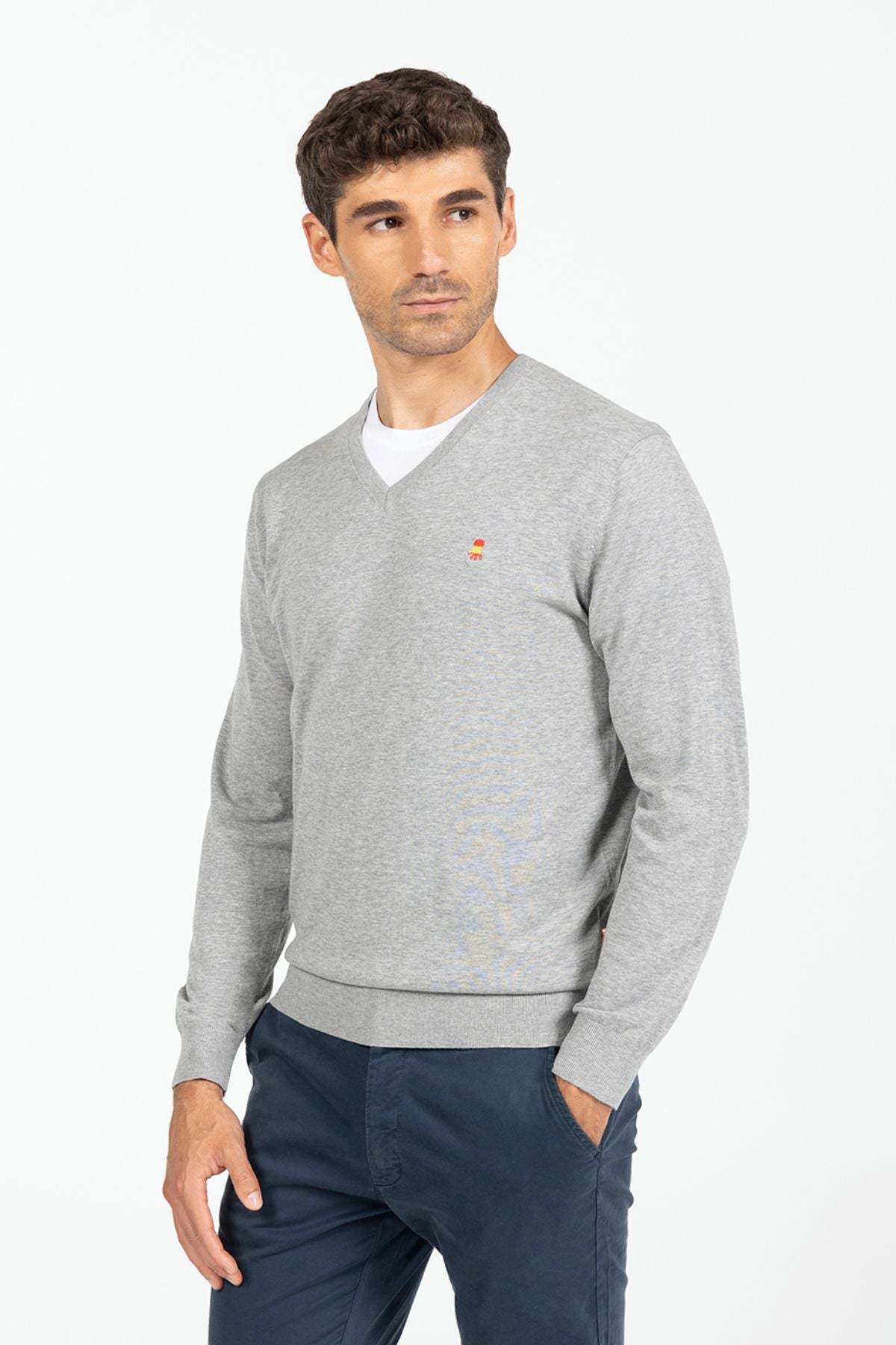 JERSEY CUELLO PICO RFEF GRIS VIGORÉ