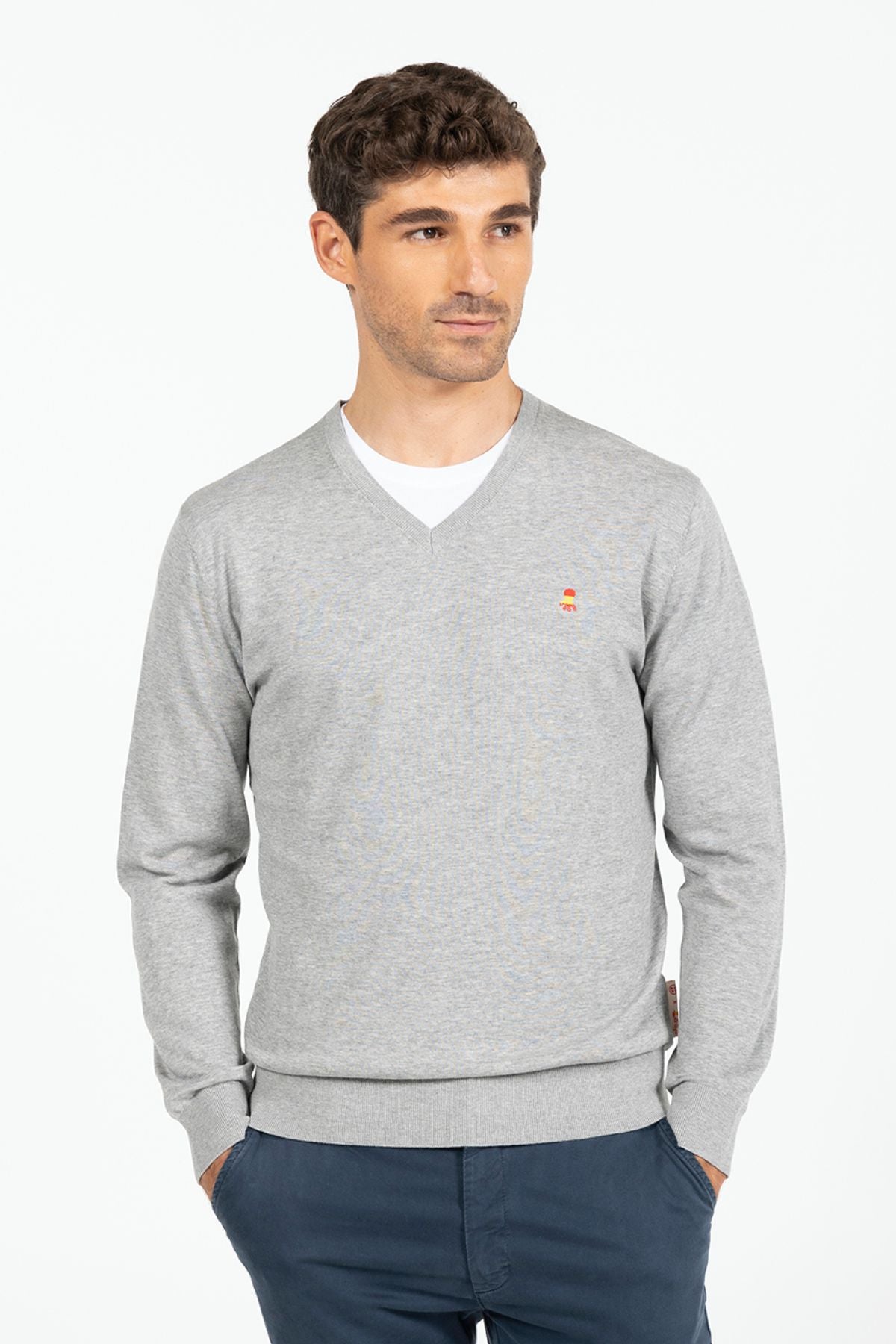 JERSEY CUELLO PICO RFEF GRIS VIGORÉ