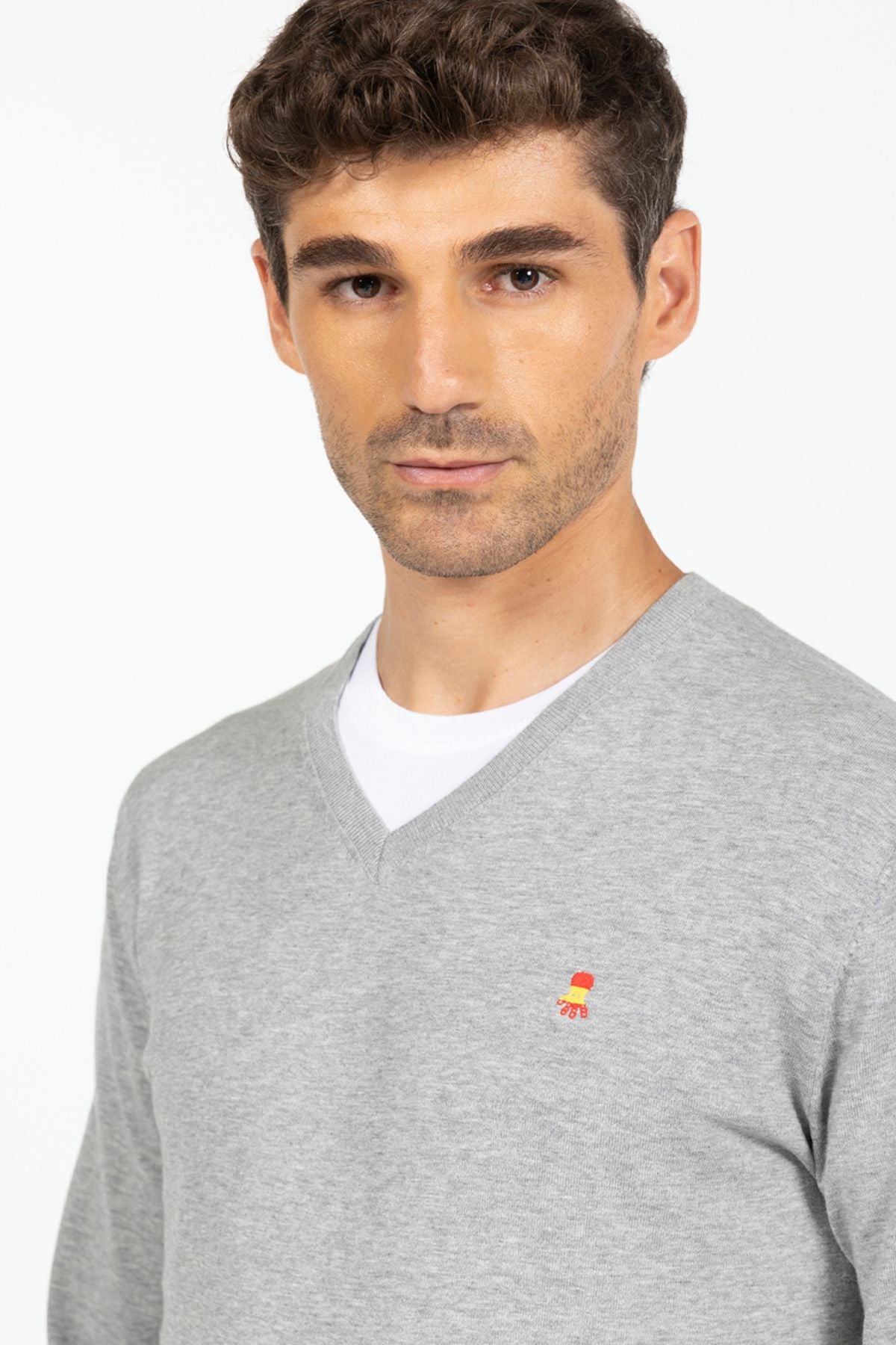 JERSEY CUELLO PICO RFEF GRIS VIGORÉ