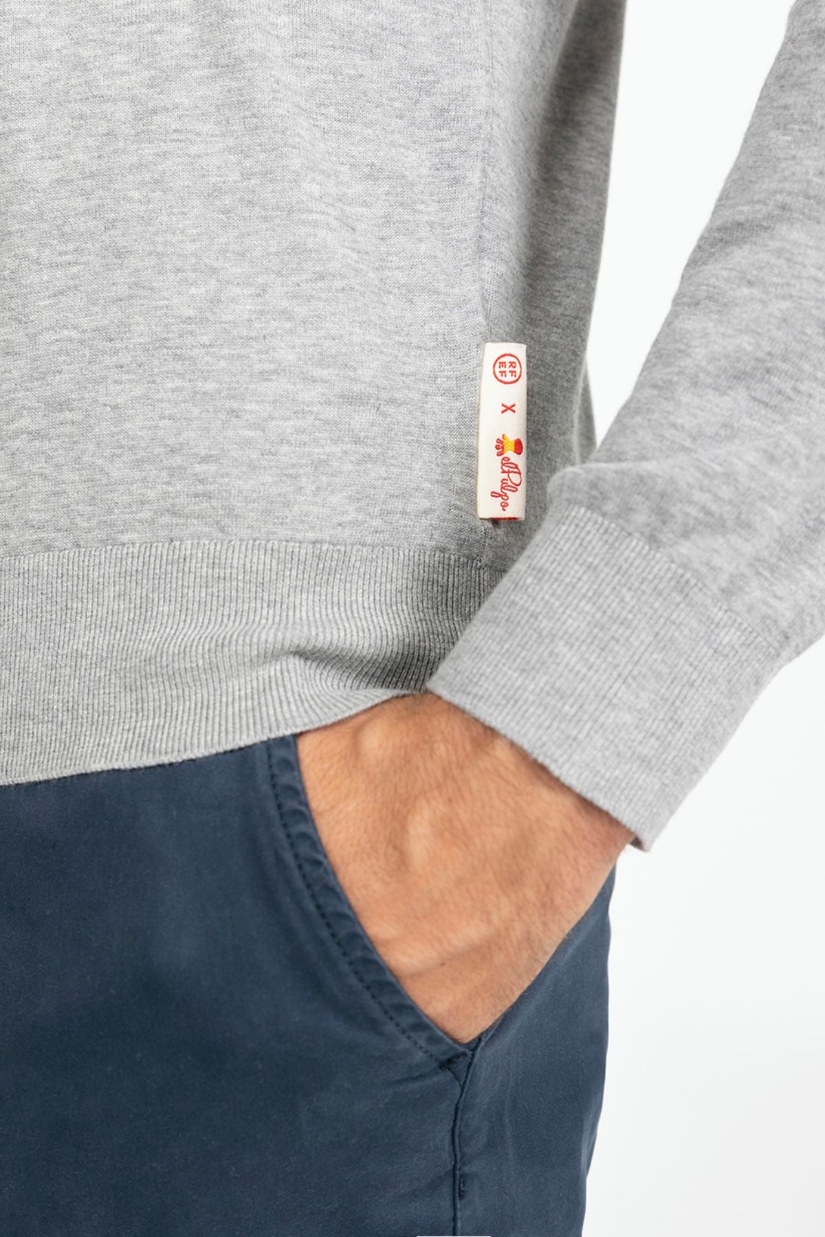 JERSEY CUELLO PICO RFEF GRIS VIGORÉ