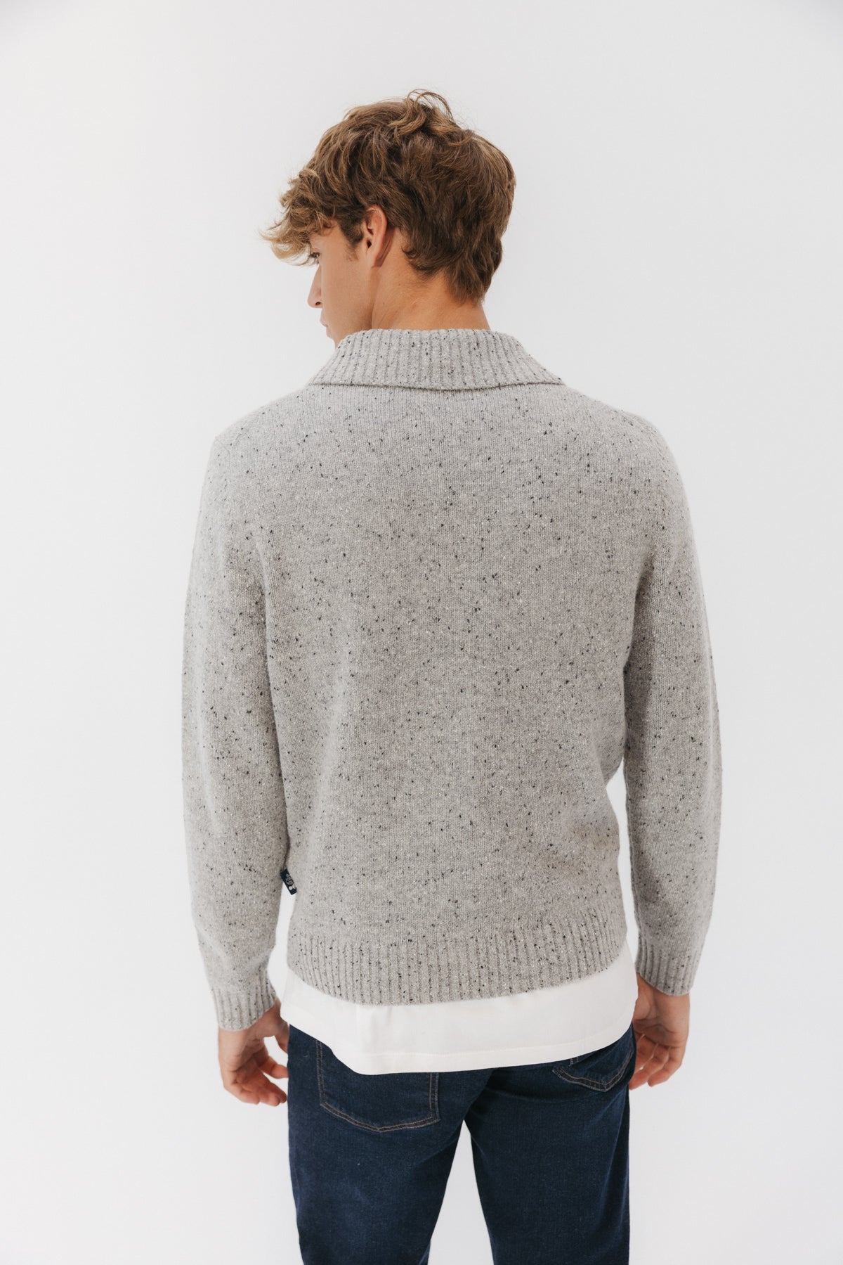 CARDIGAN VIGORÉ MÁRMORE CINZA