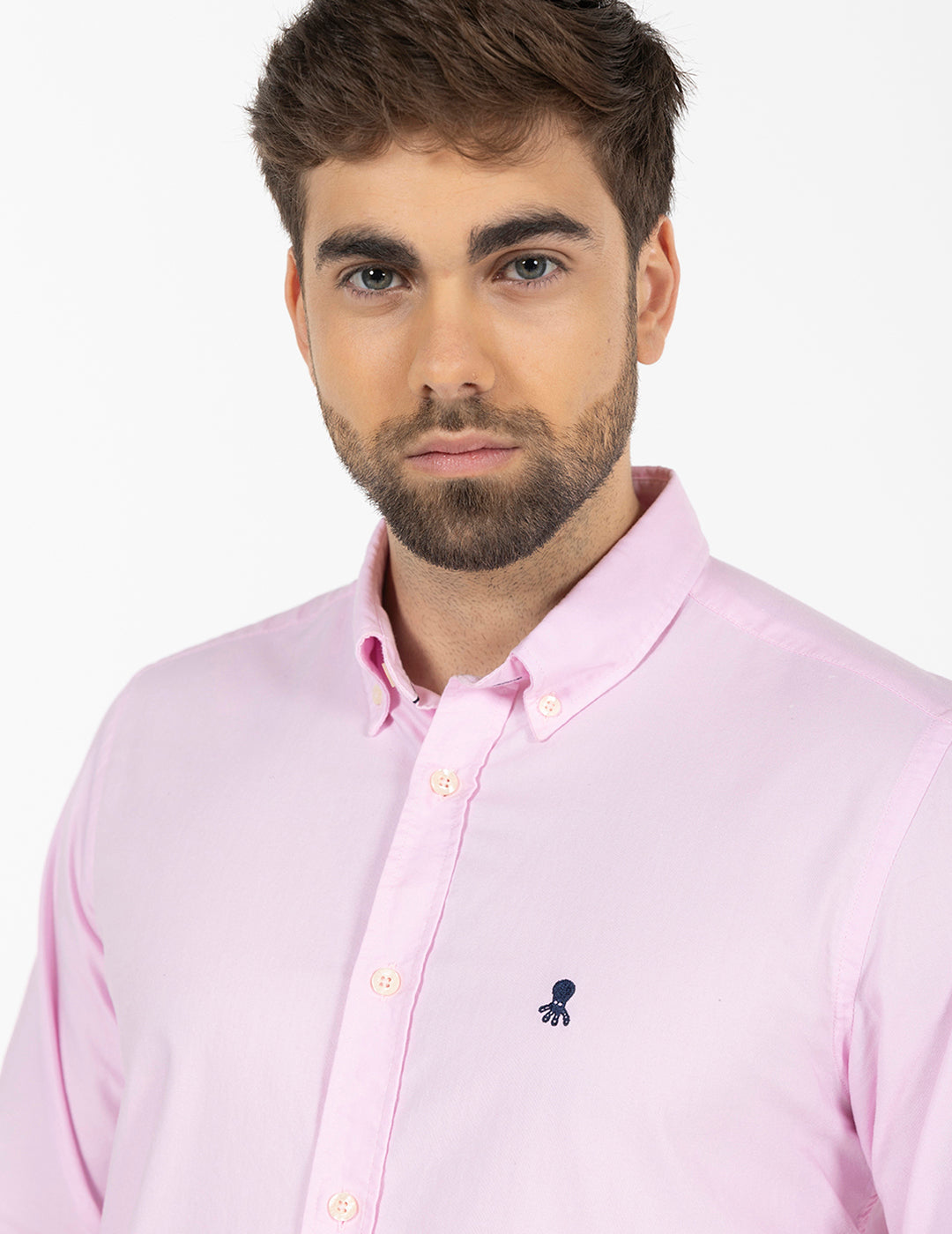 CAMISA BASIC PINTPOINT ROSA