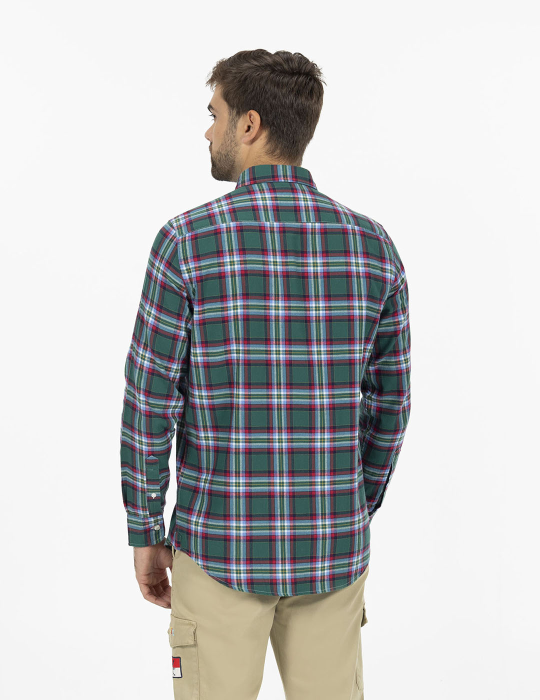 WINTER MAXI CHECKS SHIRT BOTTLE GREEN