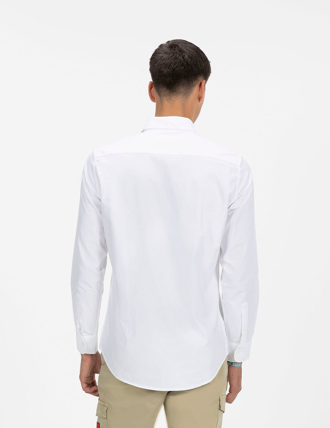 CAMISA BÁSICA OXFORD BLANCO PURO