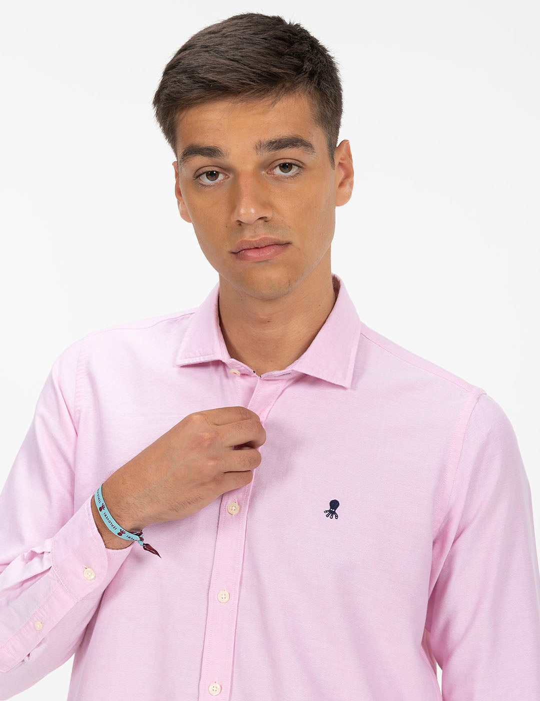 CAMISA BÁSICA OXFORD ROSA