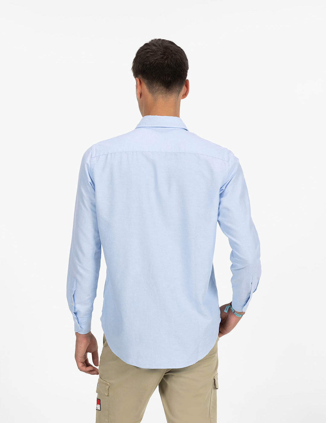 CAMISA BÁSICA OXFORD AZUL