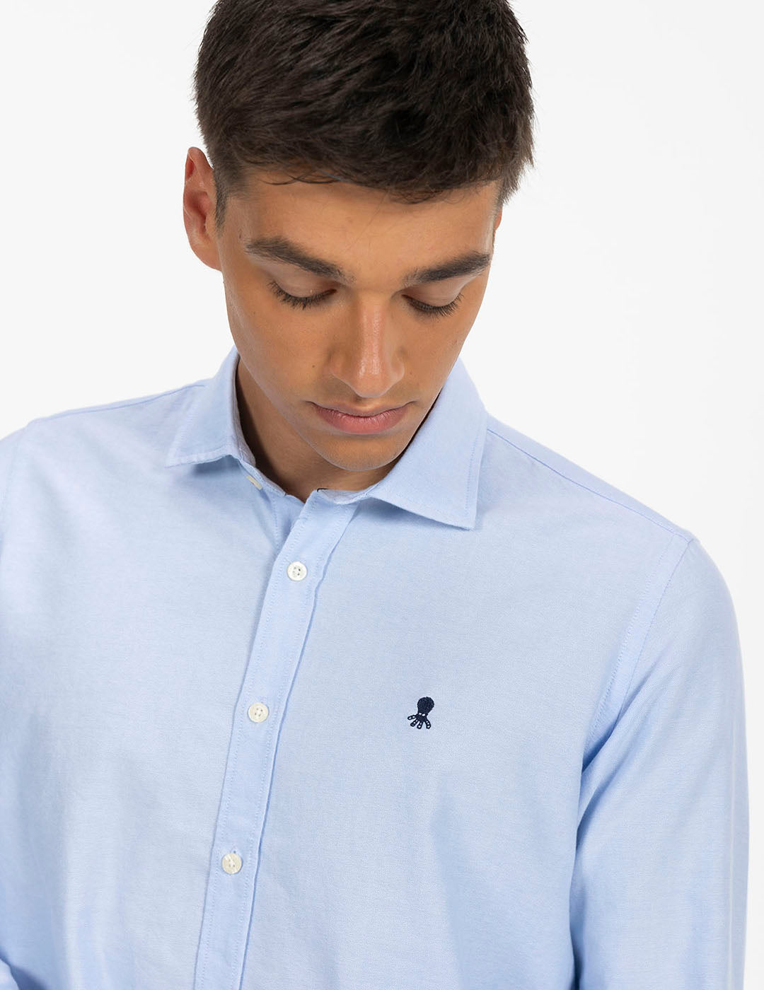 CAMISA BÁSICA OXFORD AZUL OXFORD