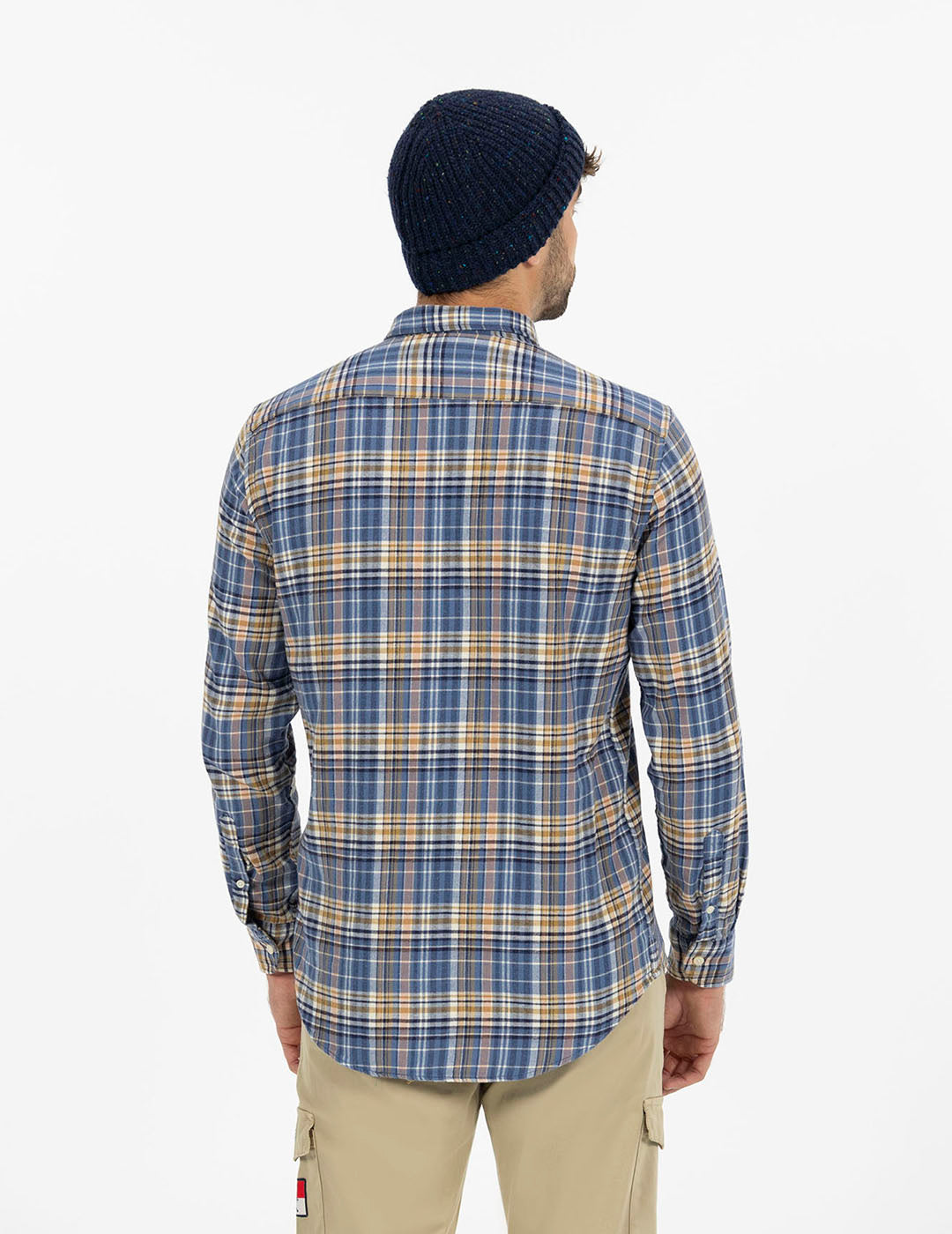 AMUR VIYELA INDIGO CHECK SHIRT