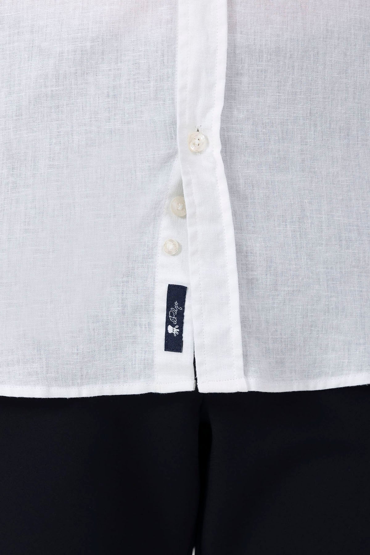 OFF-WHITE LINEN SHIRT