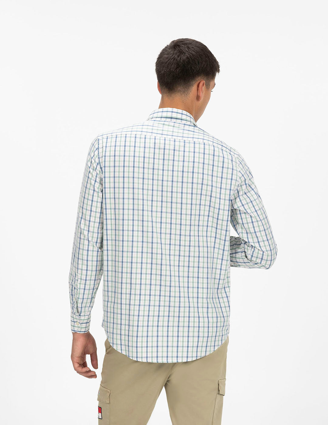 SOFT COLOR TWILL SHIRT GRAY BLUE