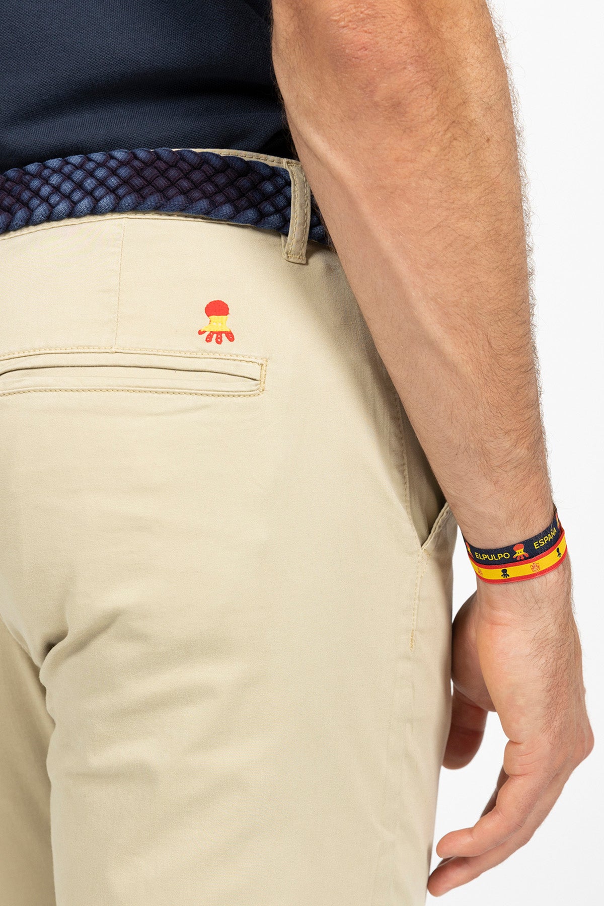 CALÇA CHINO BEGE RFEF
