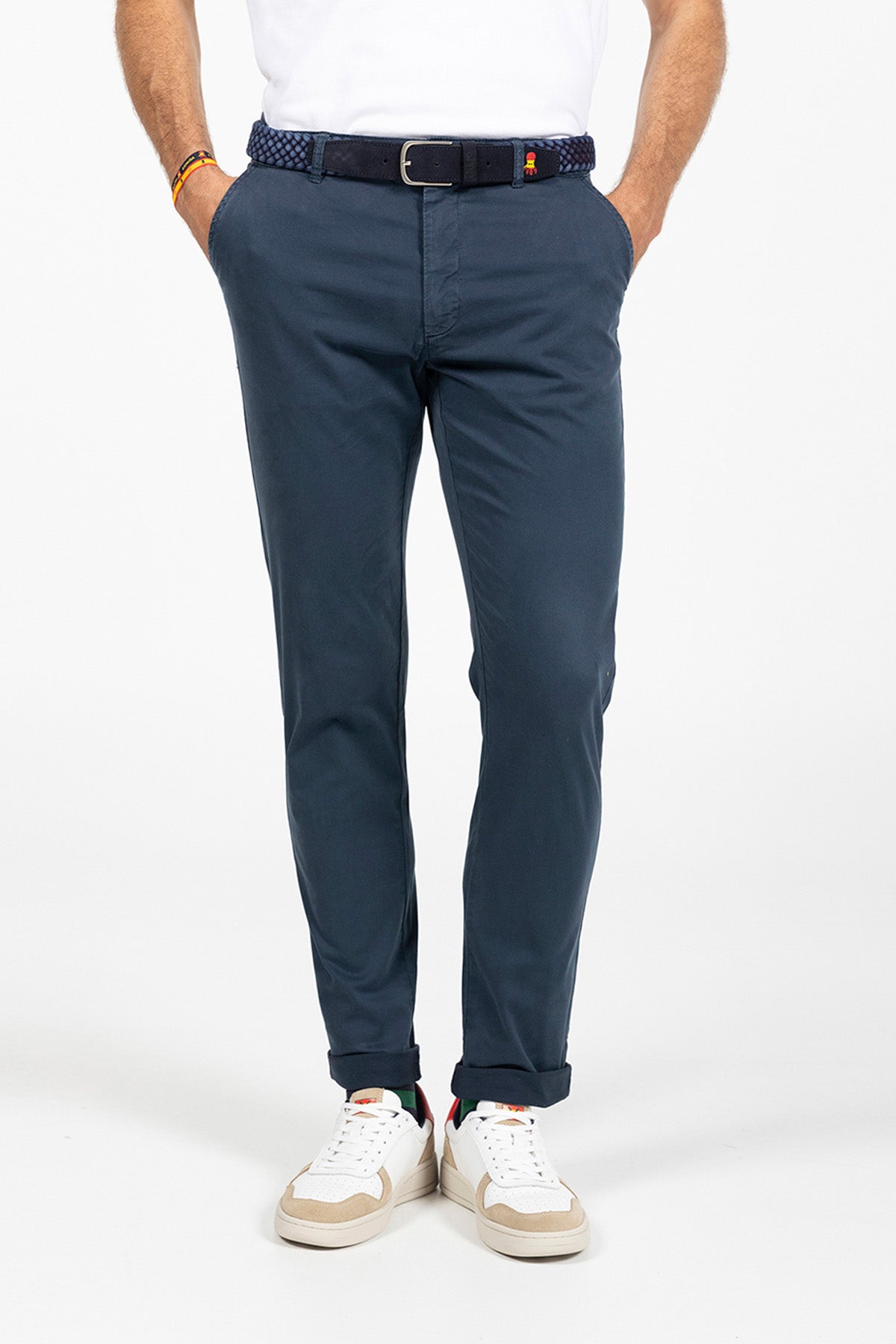 RFEF CHINO PANTS NAVY BLUE
