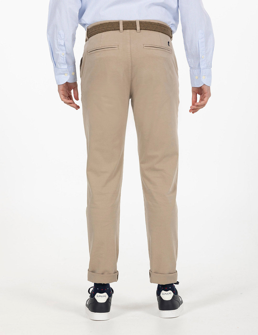 PANTALÓN CHINO TOPO