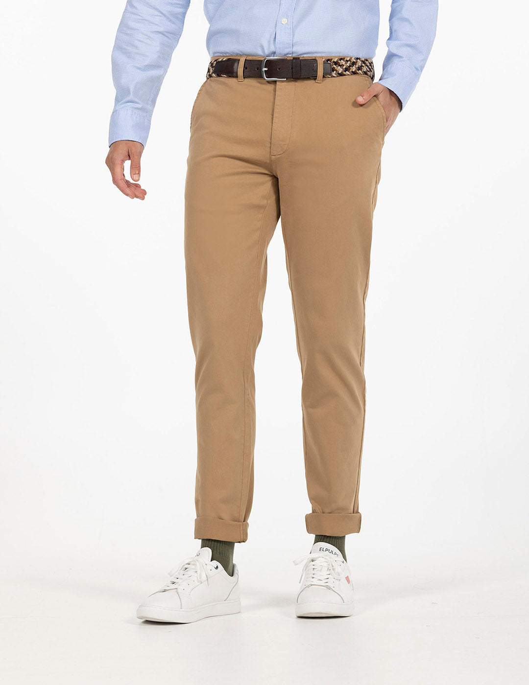 CARAMEL CHINO PANTS