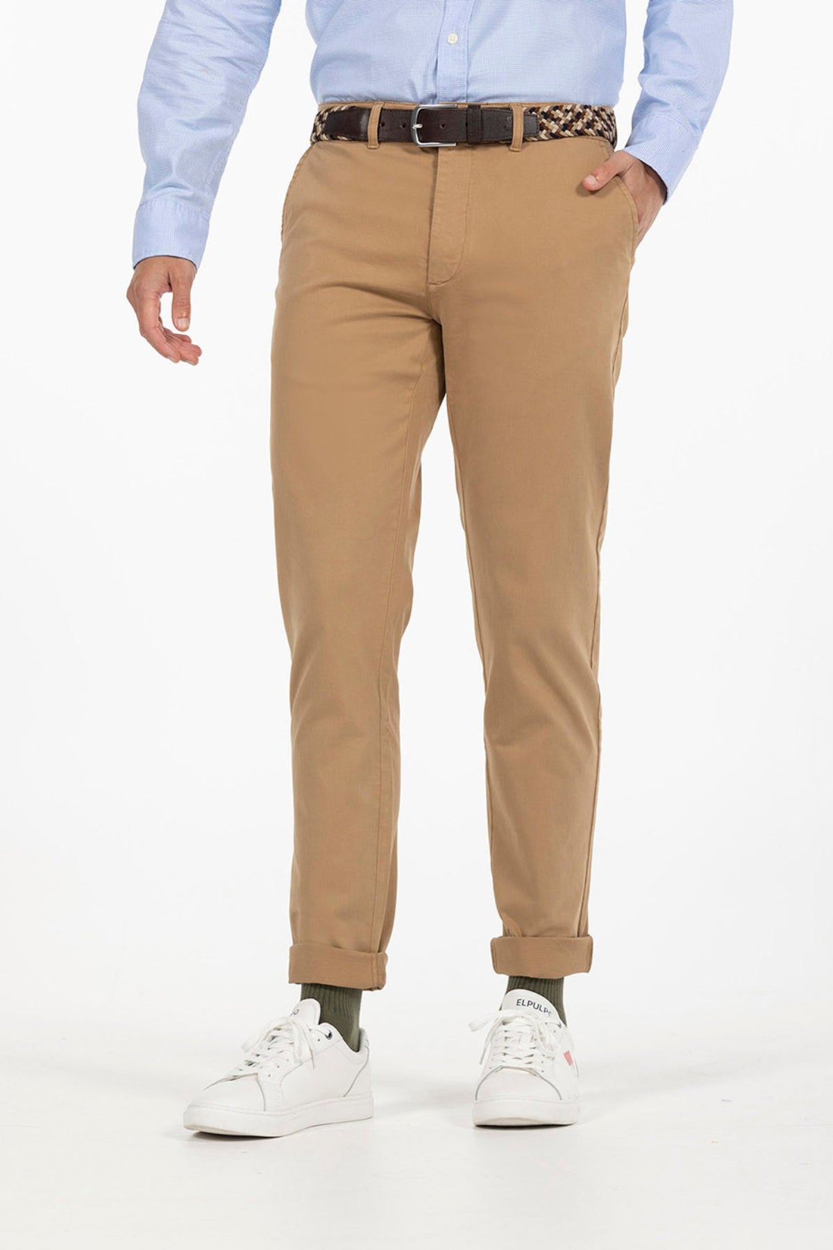 CARAMEL CHINO PANTS