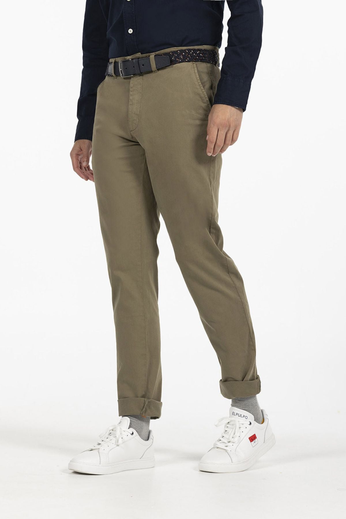 KHAKI GREEN CHINO PANTS