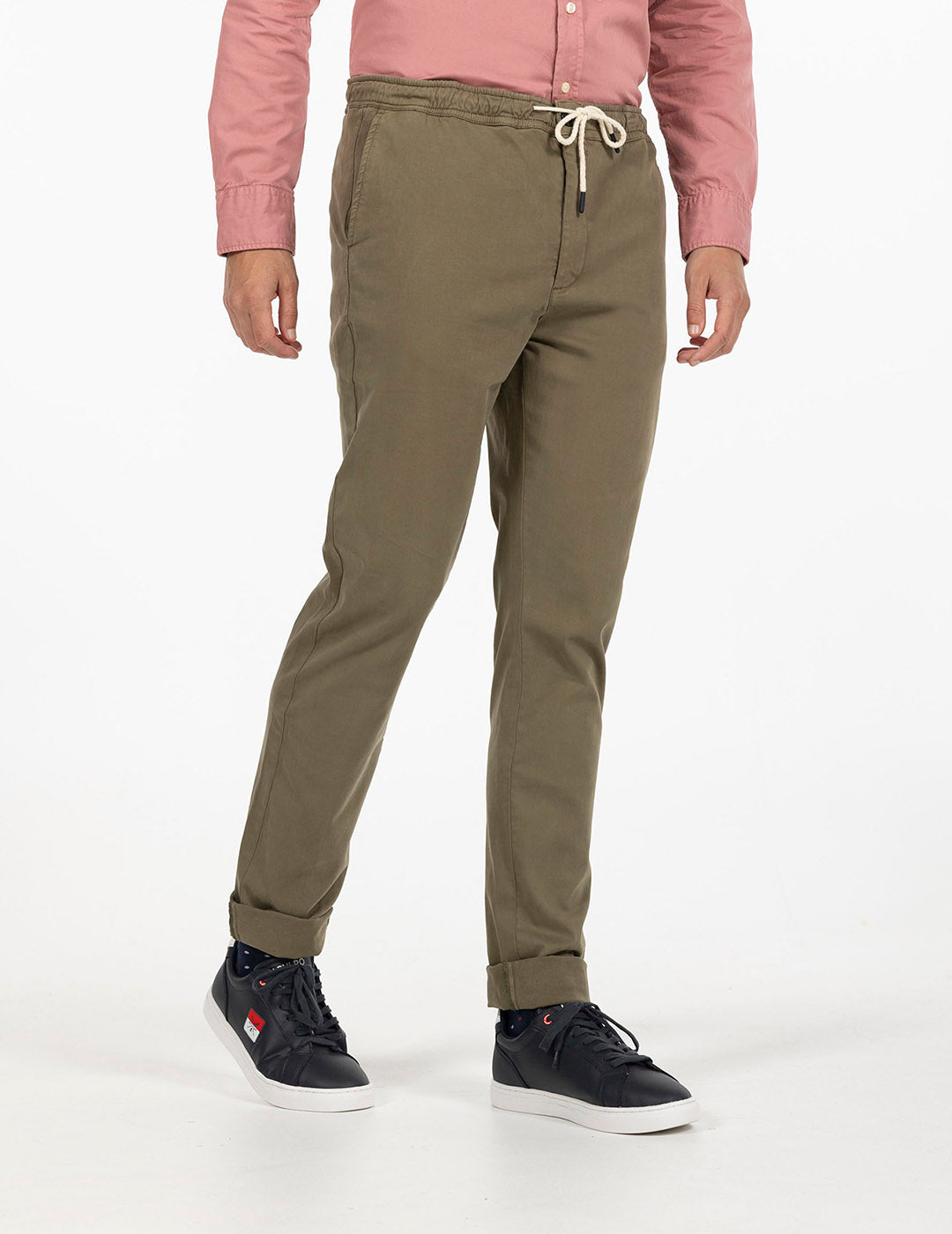 KHAKI GREEN JOGGER PANTS