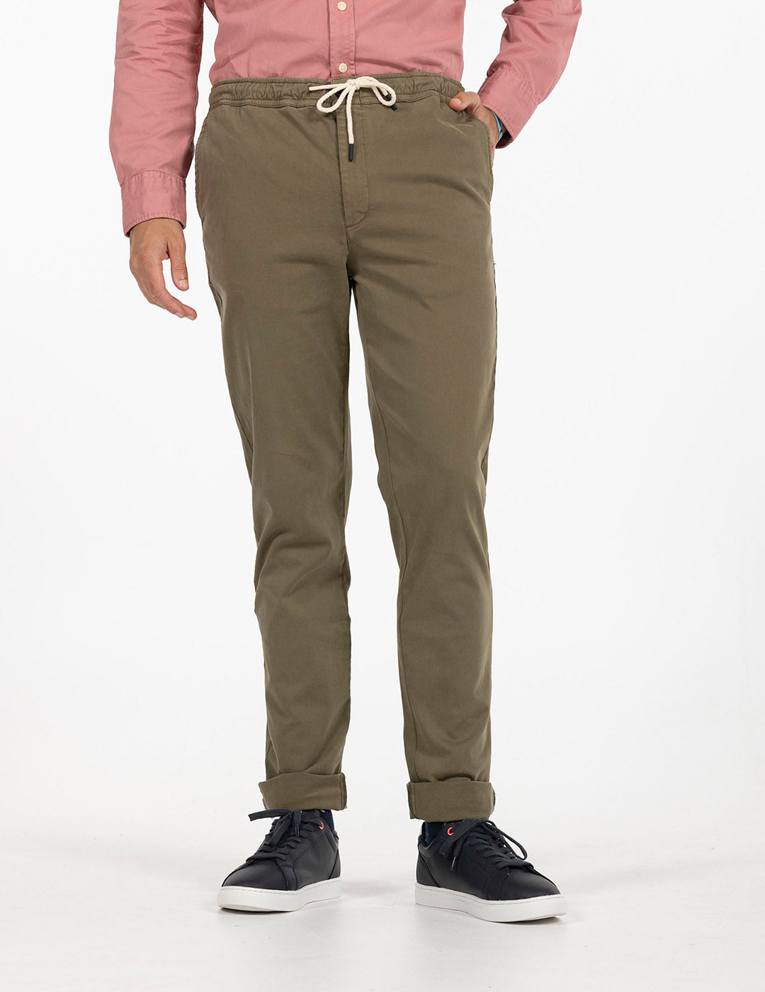 PANTALÓN JOGGER VERDE KHAKI