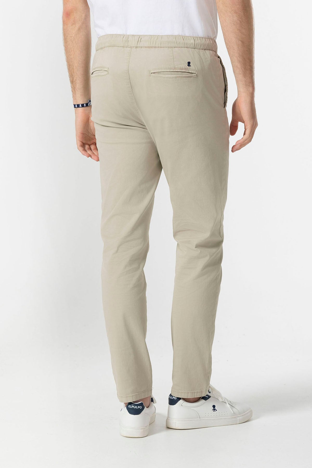 PANTALON JOGGER TWILL BEIGE