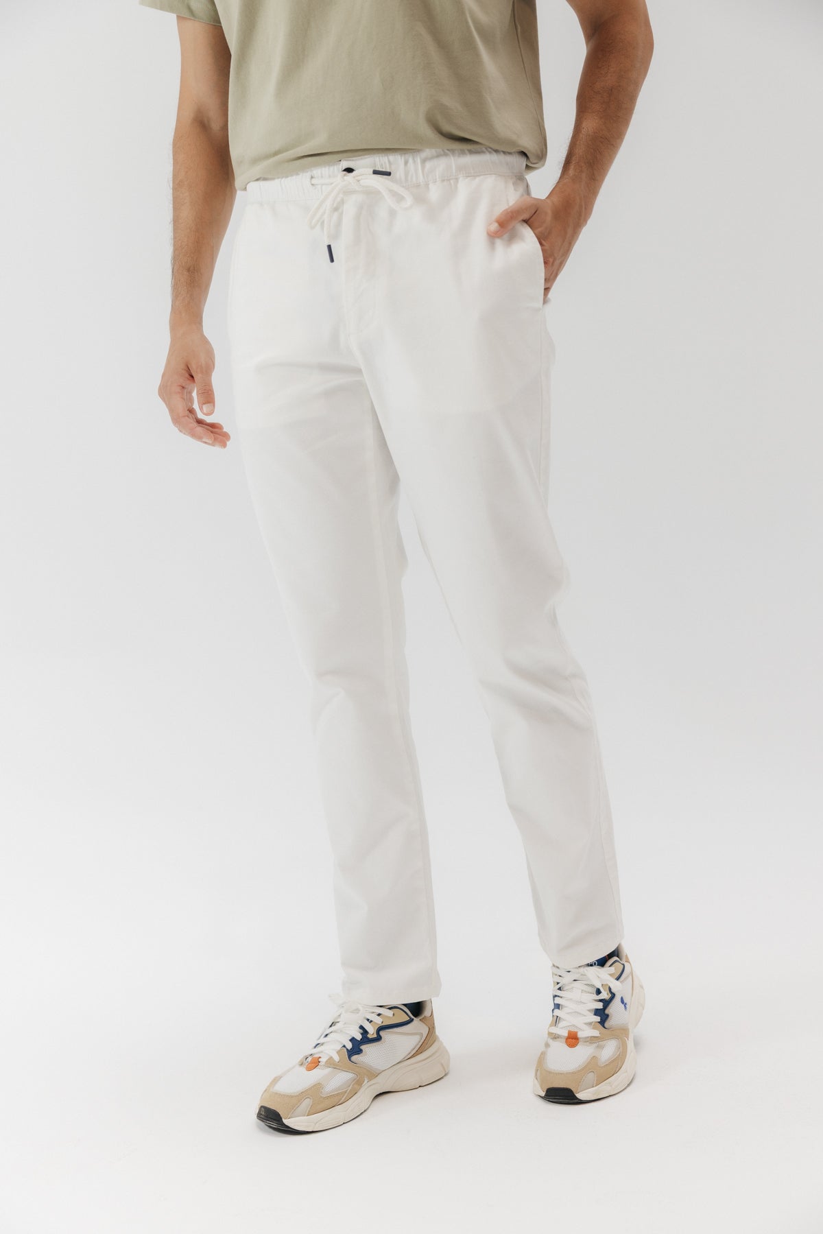 PANTALÓN JOGGER PEACH BLANCO ROTO
