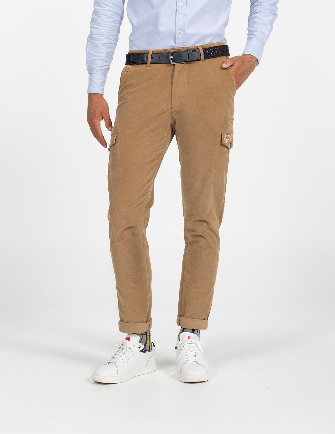 PANTALÓN CARGO MICROPANA CARAMELO