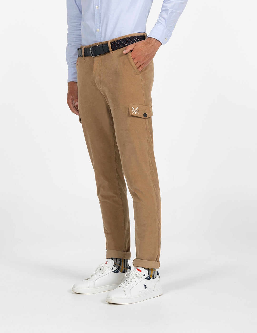 PANTALÓN CARGO MICROPANA CARAMELO