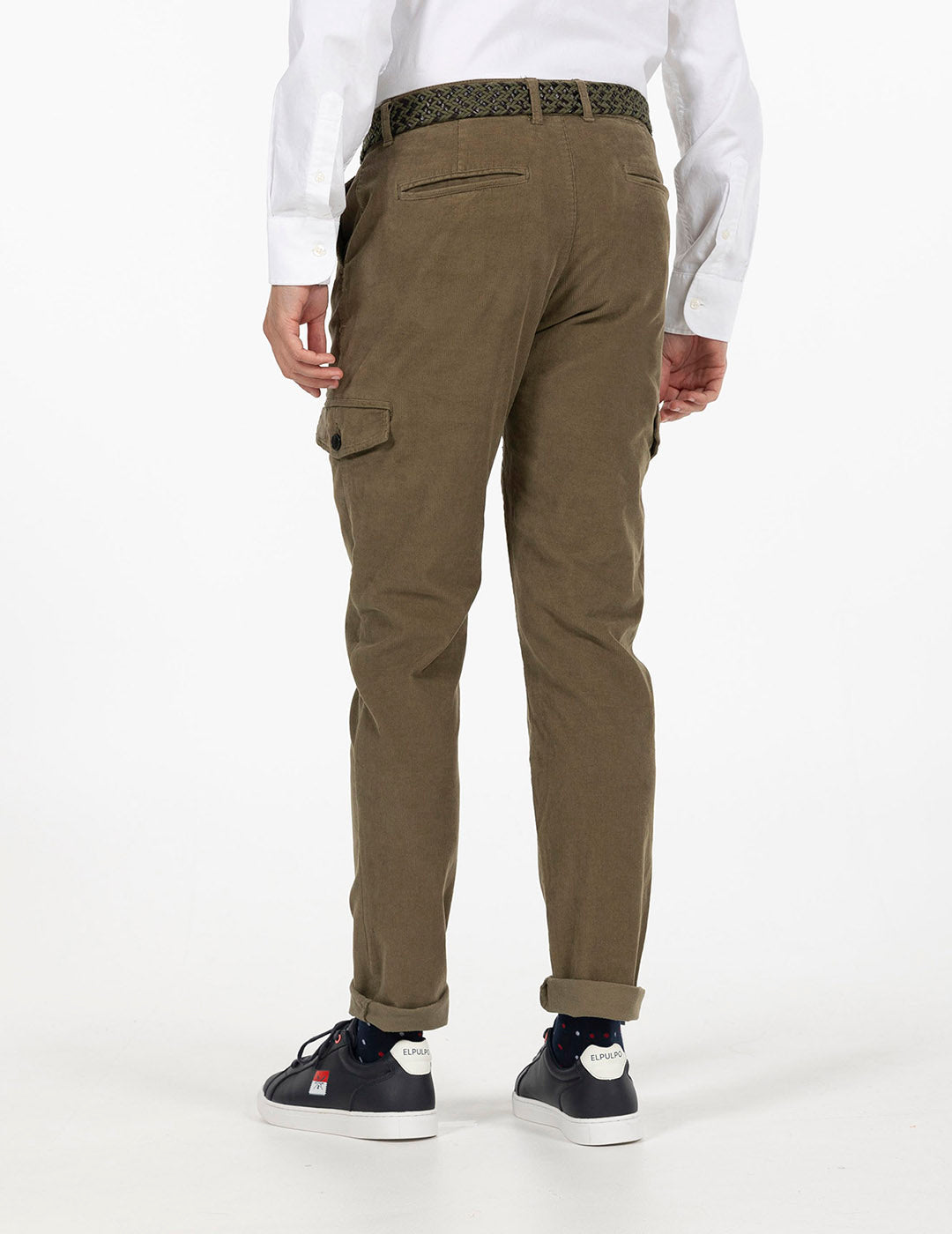 PANTALÓN CARGO MICROPANA VERDE KHAKI