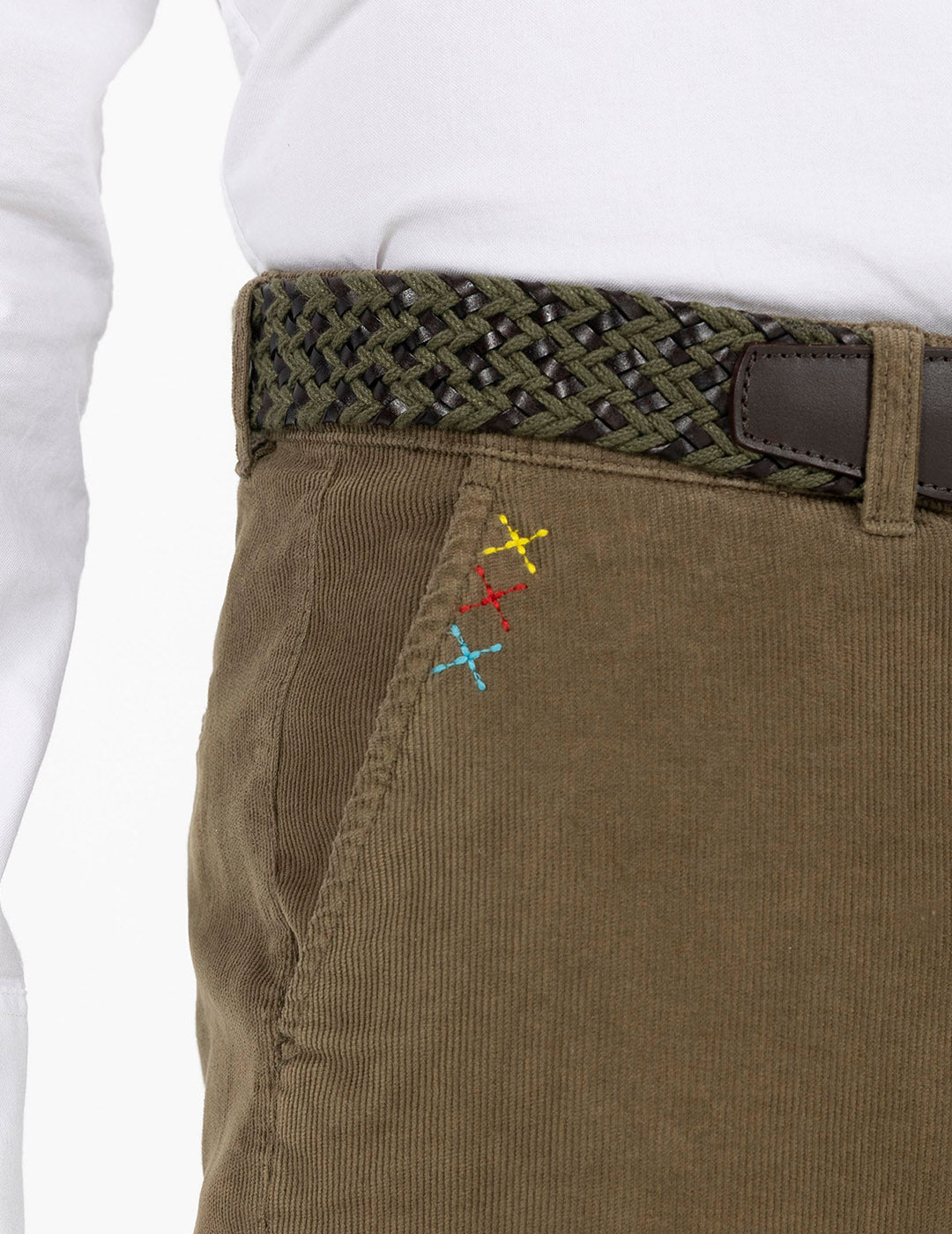 PANTALÓN CARGO MICROPANA VERDE KHAKI