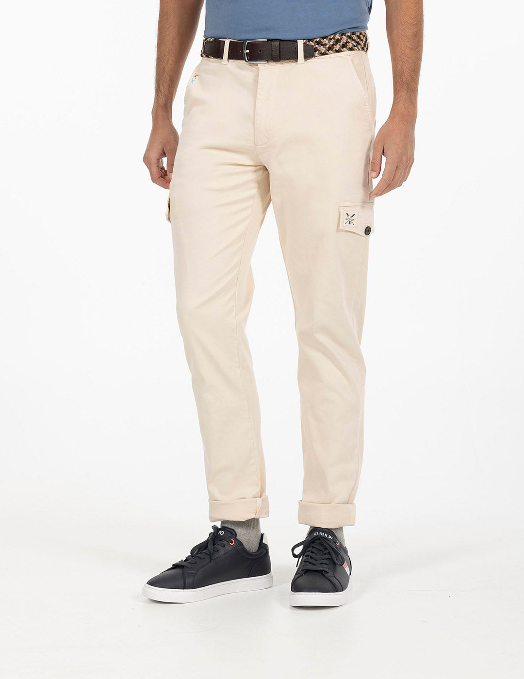 PANTALÓN CARGO TAPETA BEIGE