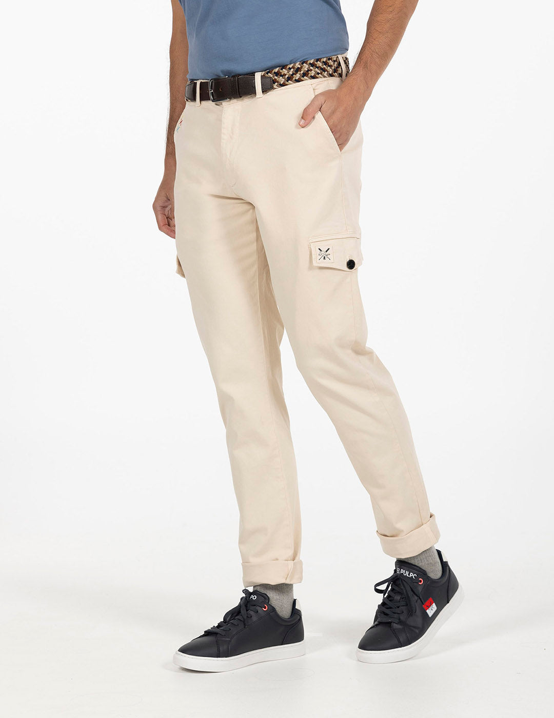 PANTALÓN CARGO TAPETA BEIGE