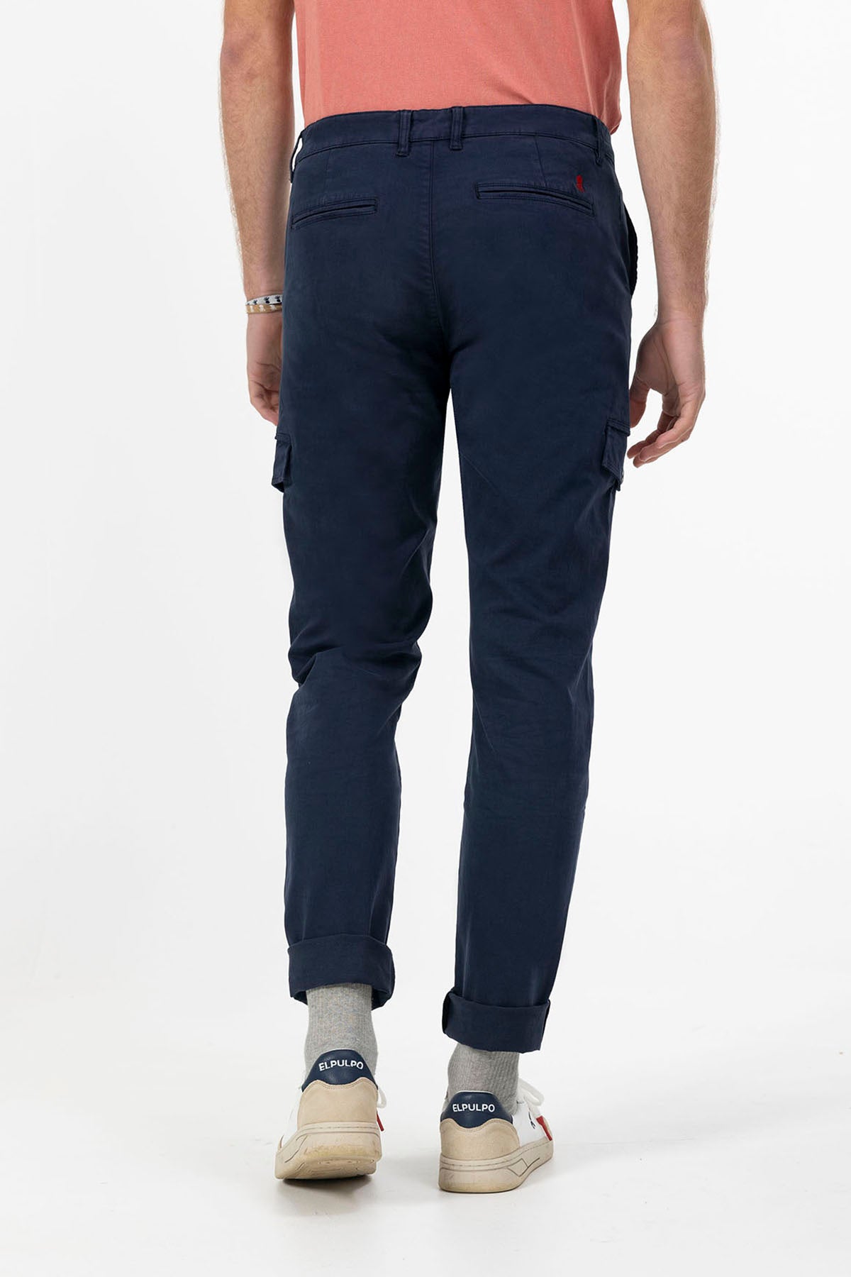 PANTALÓN CARGO TAPETA AZUL MARINO