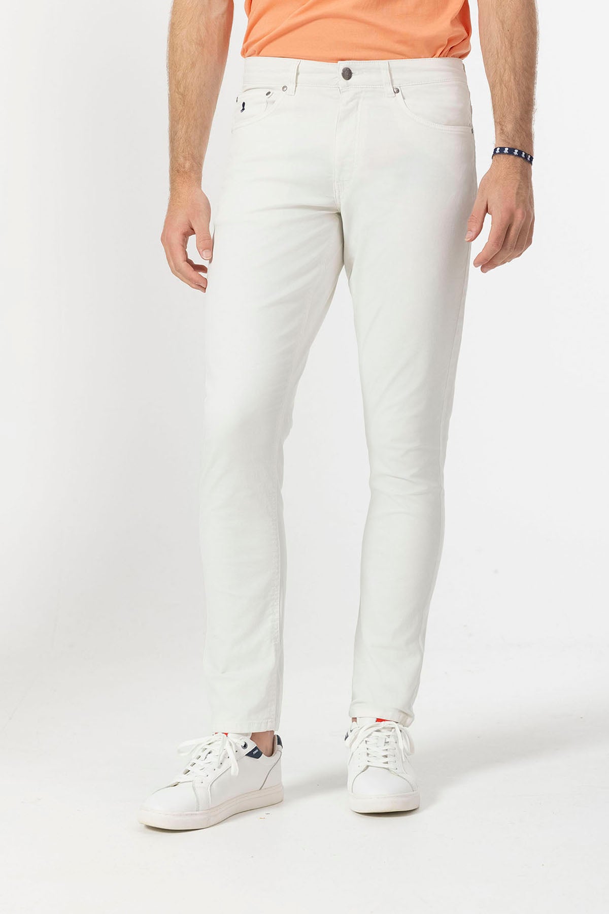 PANTALON 5 BOLSILLOS COLOR BLANCO PURO