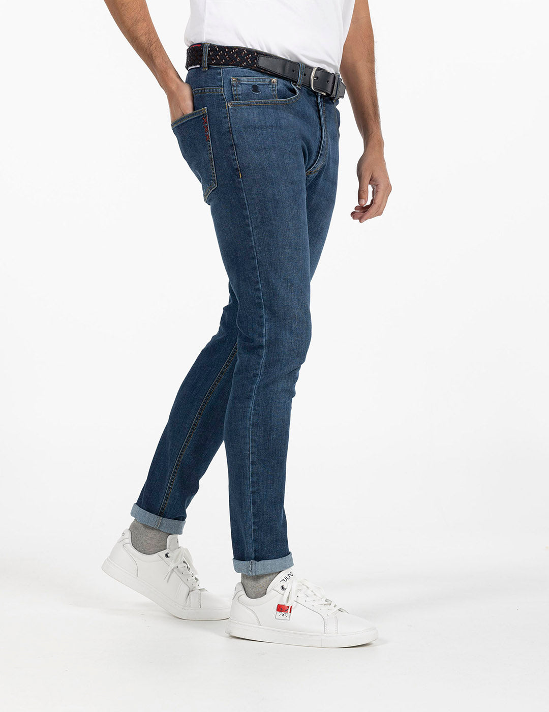 INDIGO DELAVÉ FIVE POCKET JEANS