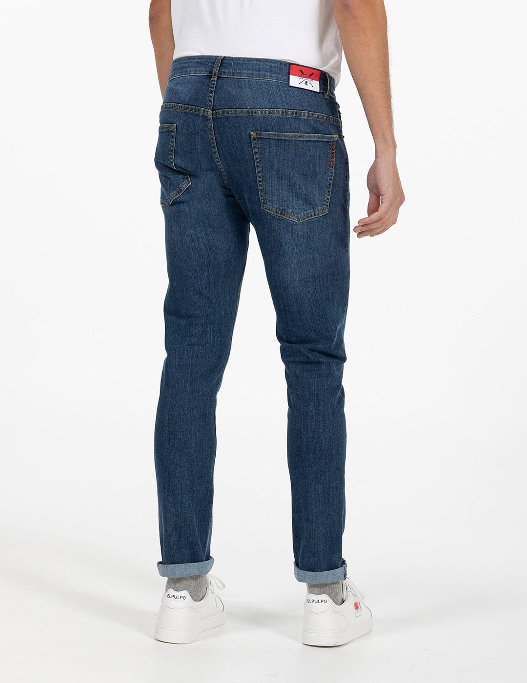 INDIGO DELAVÉ FIVE POCKET JEANS