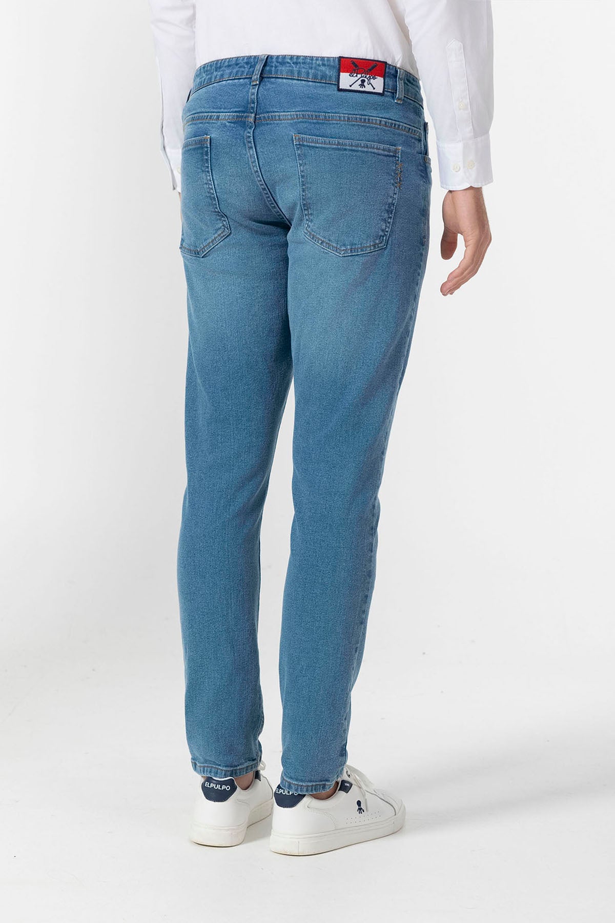 INDIGO DELAVE DENIM PANTS