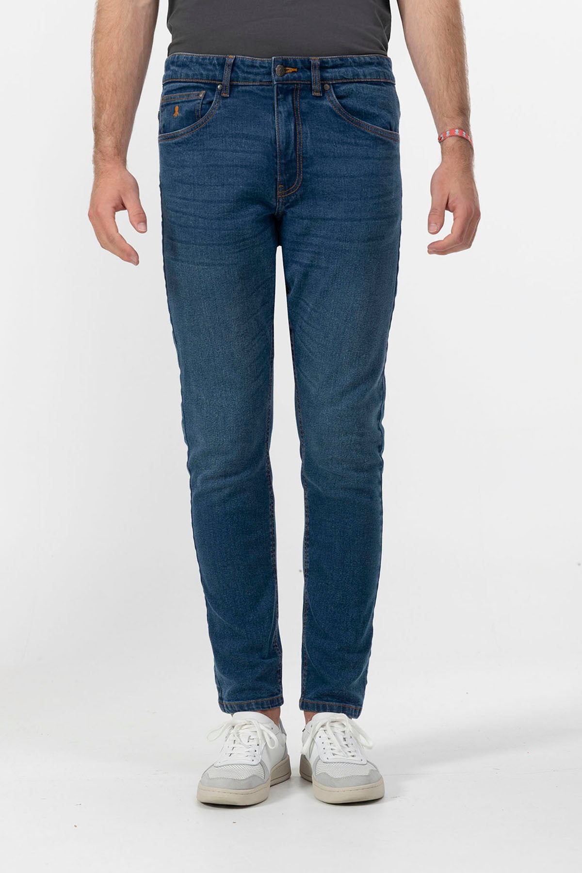 PANTALON DENIM INDIGO OSCURO