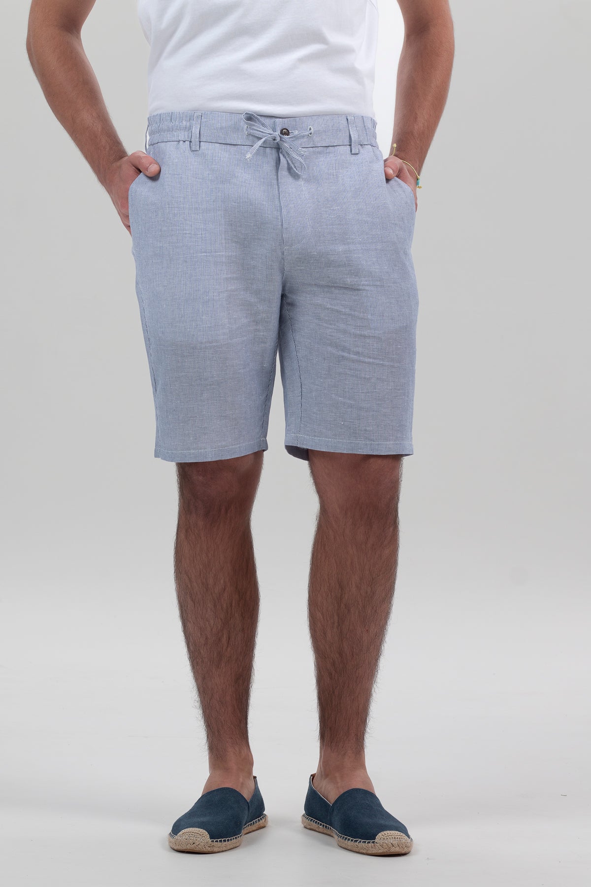 Bermuda jogger milrayas azul