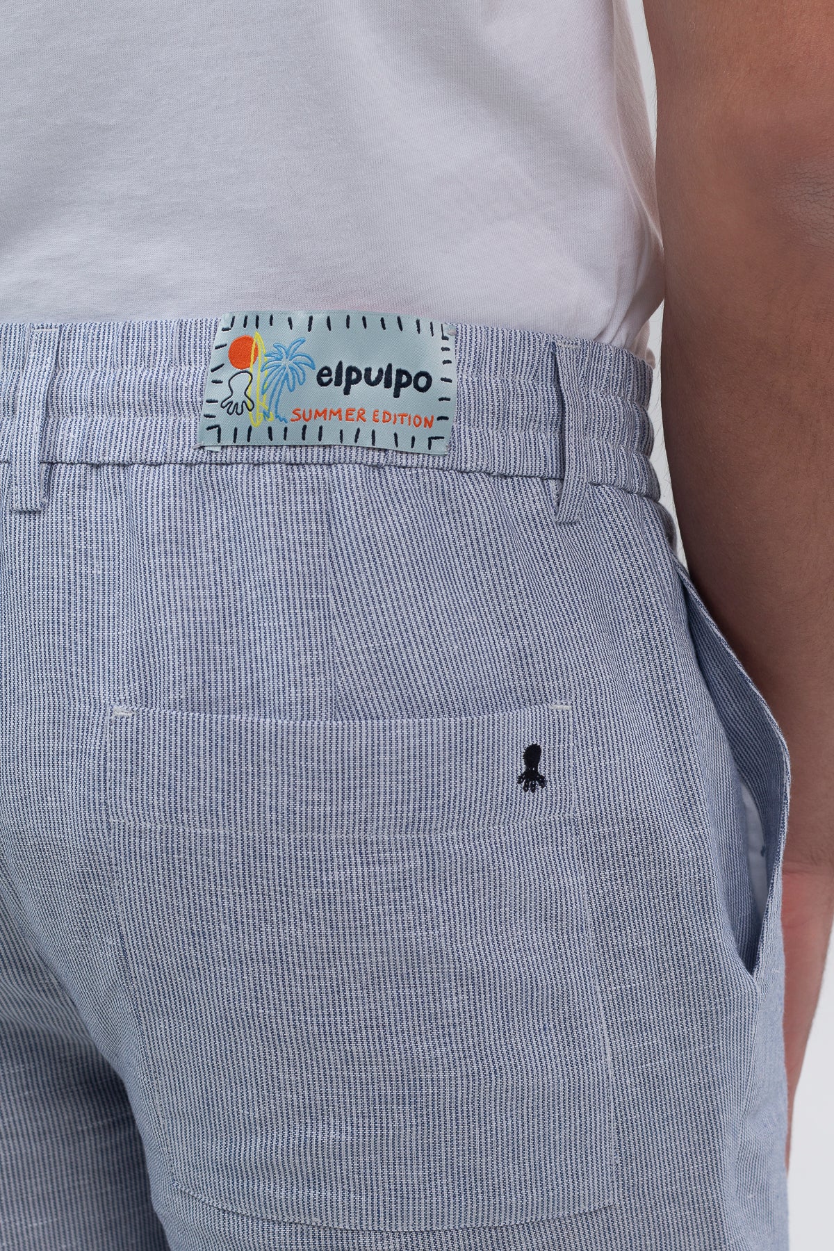 Bermuda jogger milrayas azul