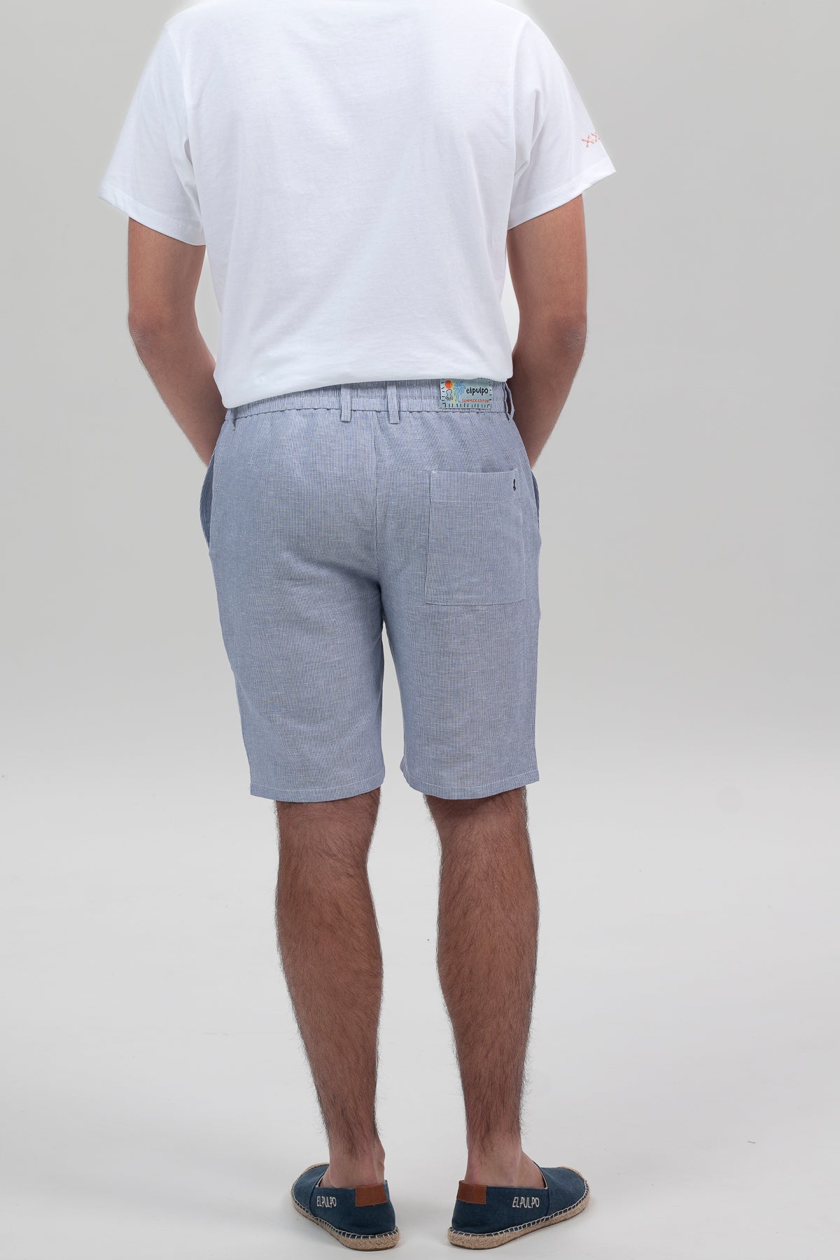 Bermuda jogger milrayas azul
