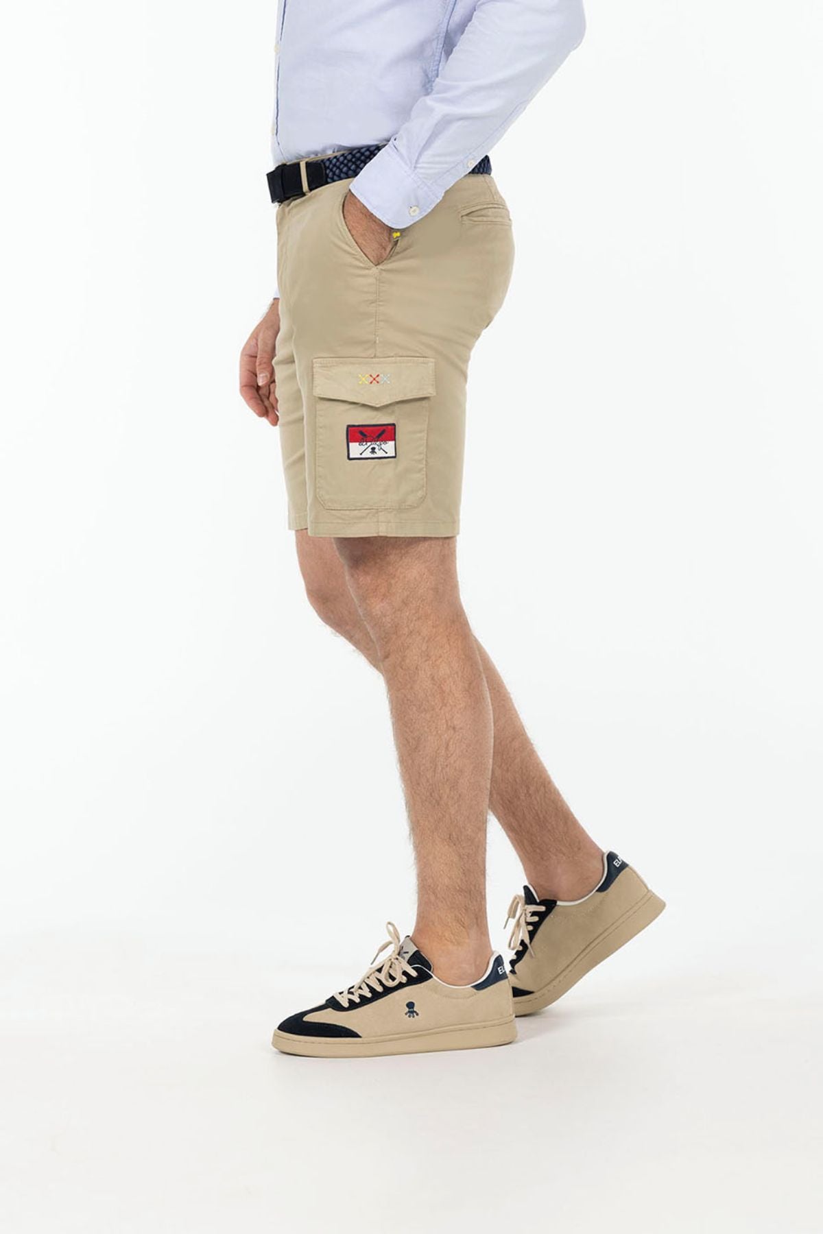 BERMUDA PATCH CARGO BEIGE