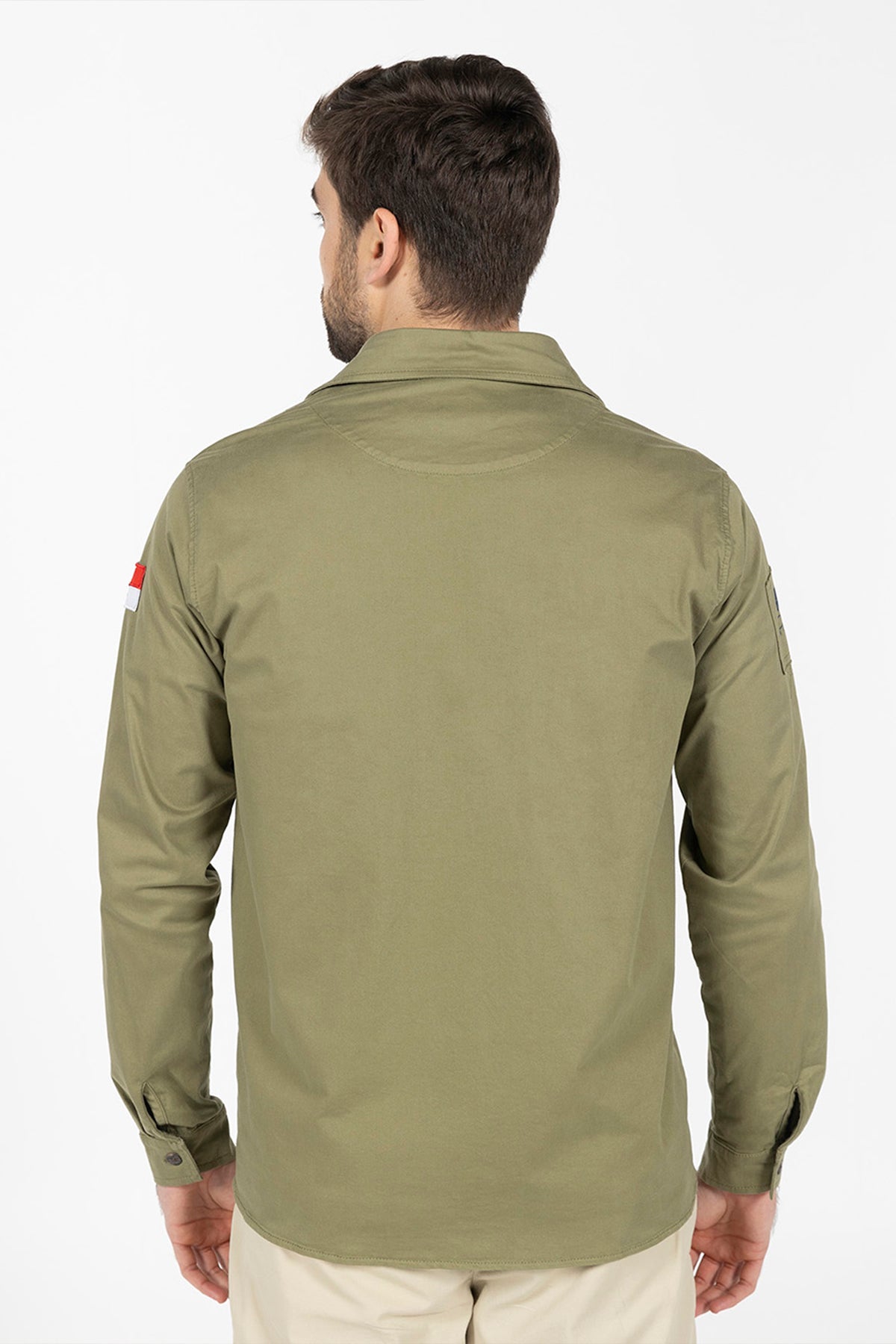 SOBRECAMISA TWO POCKETS VERDE KHAKI