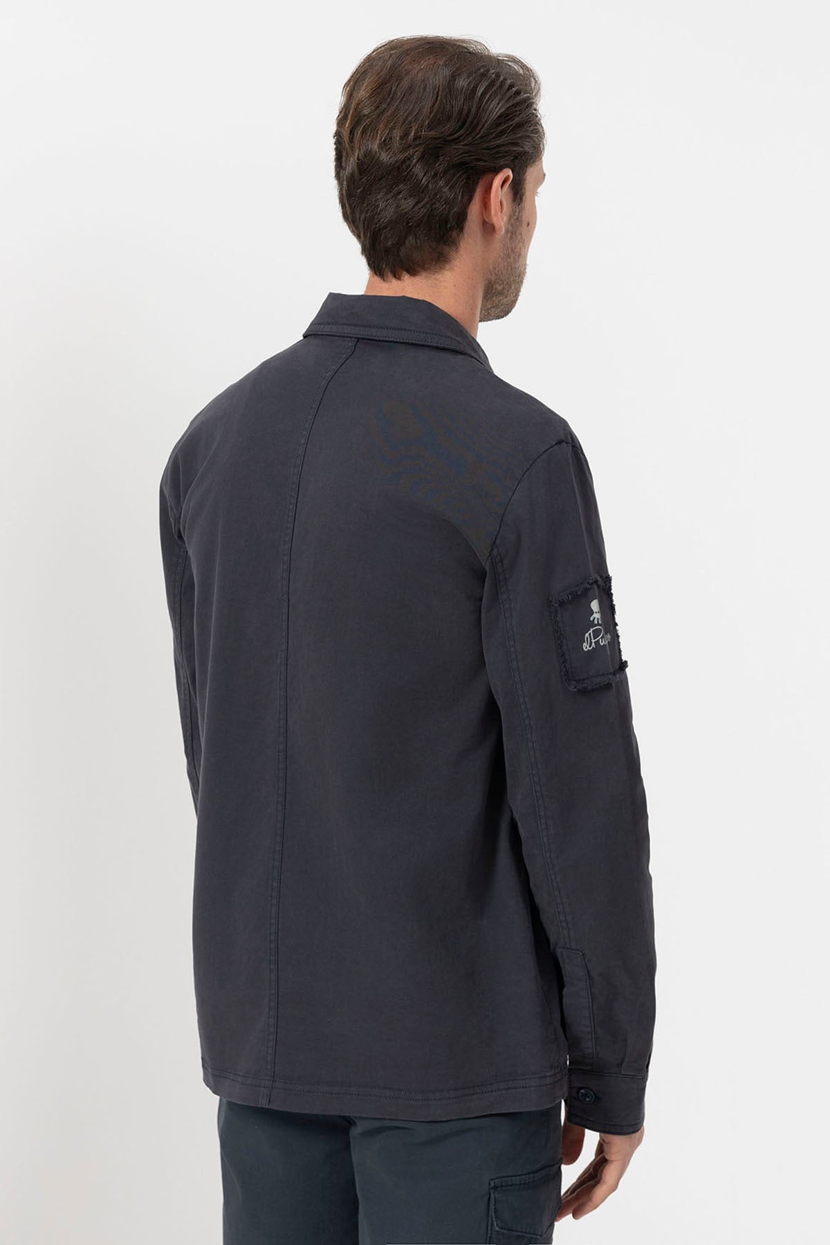 NAVY BLUE HERITAGE OVERSHIRT