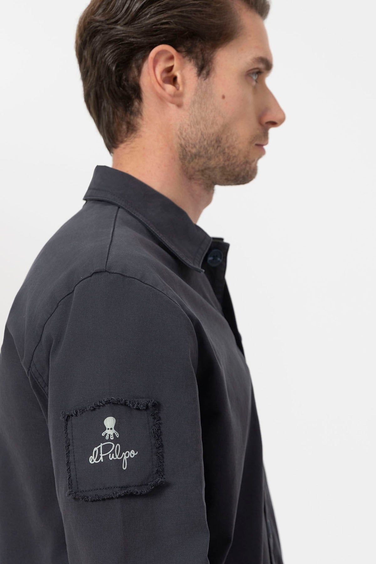 NAVY BLUE HERITAGE OVERSHIRT